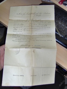 Dopis Daně 1907 Gablonz Jablonec k.k. Steueramt (426214)